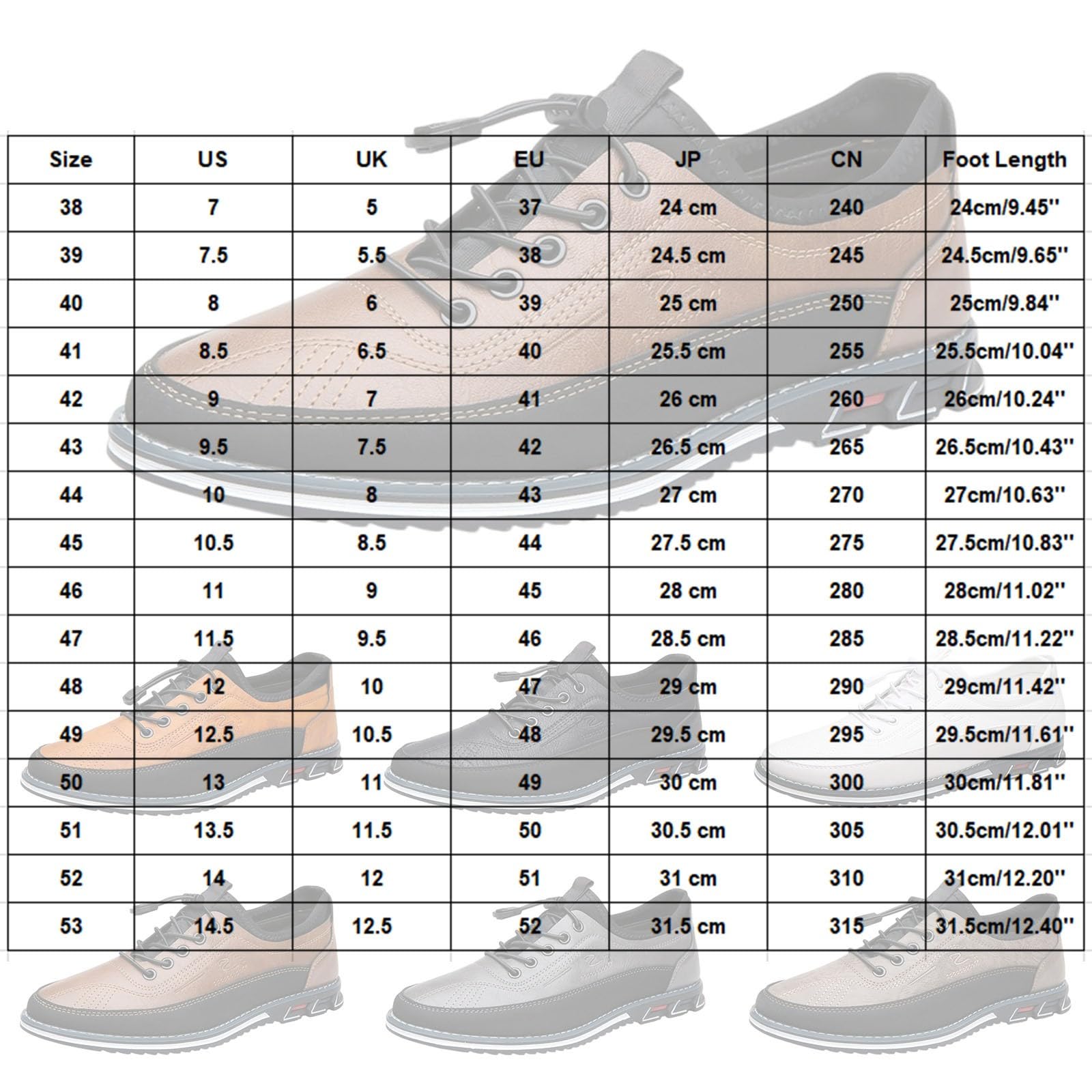 Scarpe da uomo in pelle casual con lacci elastici a chiusura rapida, Grigio