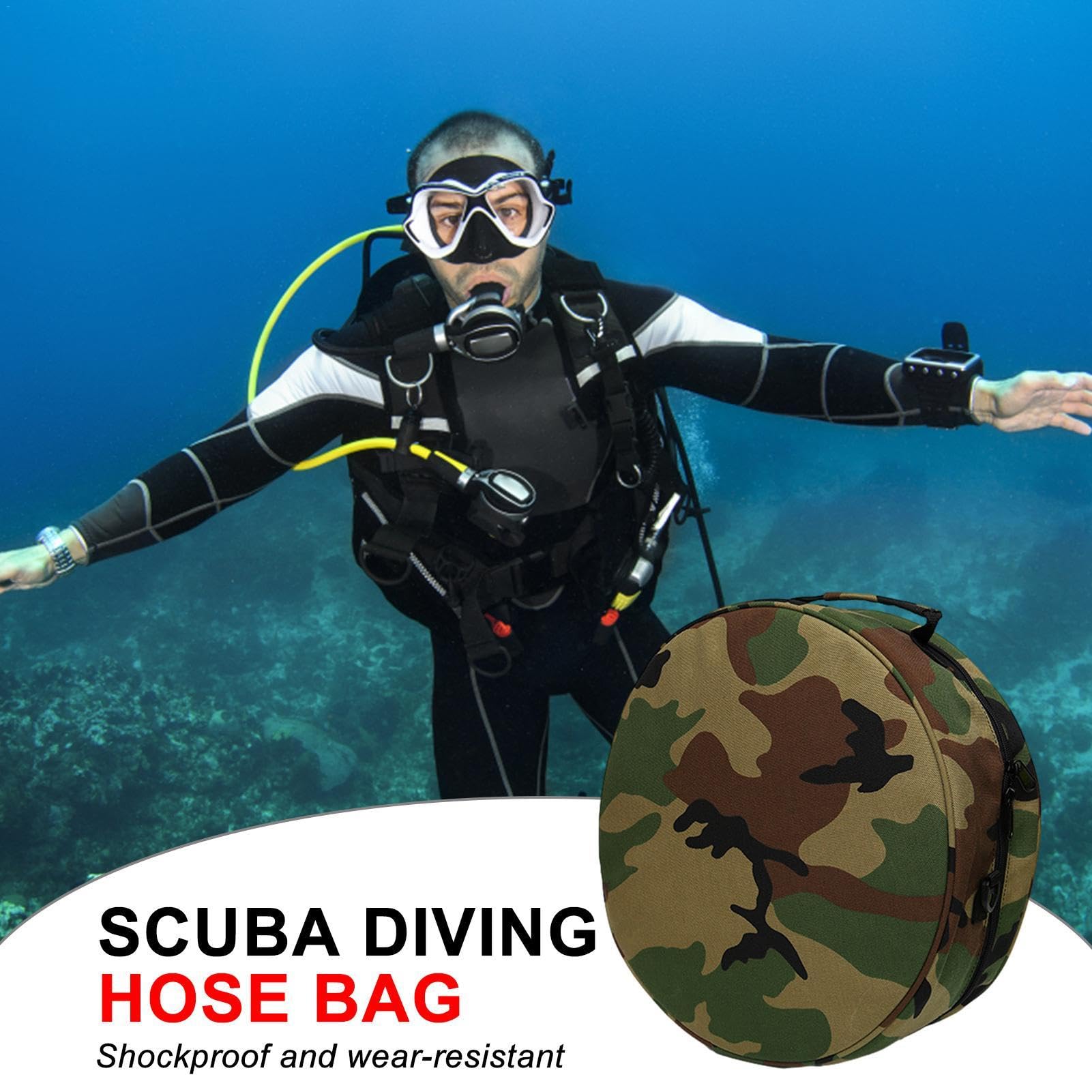 Sacchi sommergibili per attrezzature, sacchetto per tubo sommergibile | sacchetto di protezione portatile delle autorità di protezione | accessori zaino carry, design con cerniera con
