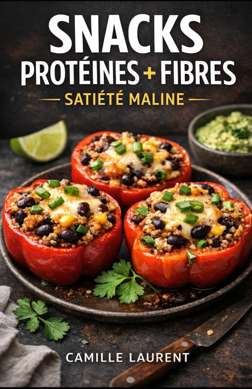 Snacks Protéines + Fibres — Satiété Maline : 60 recettes d’encas rassasiants, idées healthy rapides, salés & sucrés, pour tenir sans fringales: Bowl, ... du quotidien + astuces de préparation...