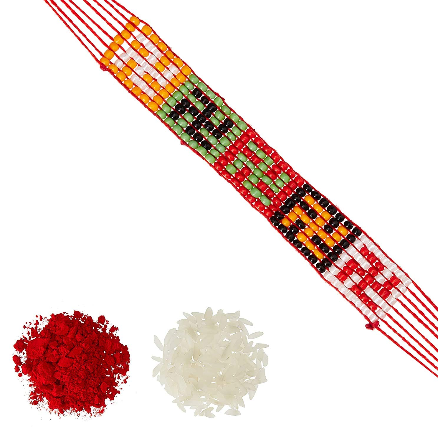 See full amazon price history chart for Vidhyasagar Enterprises Swastik Beads Rakhi with Roli Chawal Tilak Vidhyasagar Enterprises Swastik Beads Rakhi with Roli Chawal Tilak (B08B1K9186) Amazon Price History, Amazon Price Tracker