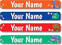 Vista 90 de Lovable Labels - 120 Etiquetas infantiles personalizadas, impermeables, aptas para lavavajillas, se pegan y despegan, son ideales