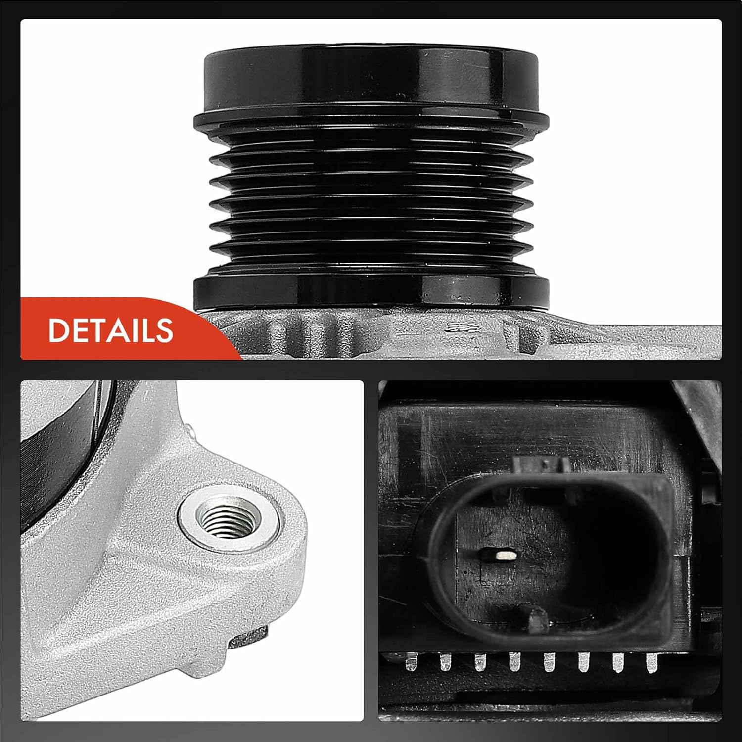 A-Premium Alternator Compatible with Toyota Highlander 2017-2022 V6 3.5L, Sienna 2017-2020 V6 3.5L, 12V 180A 6-Groove Decoupler Pulley Clockwise, Replace# TN1042110971, 270600P420