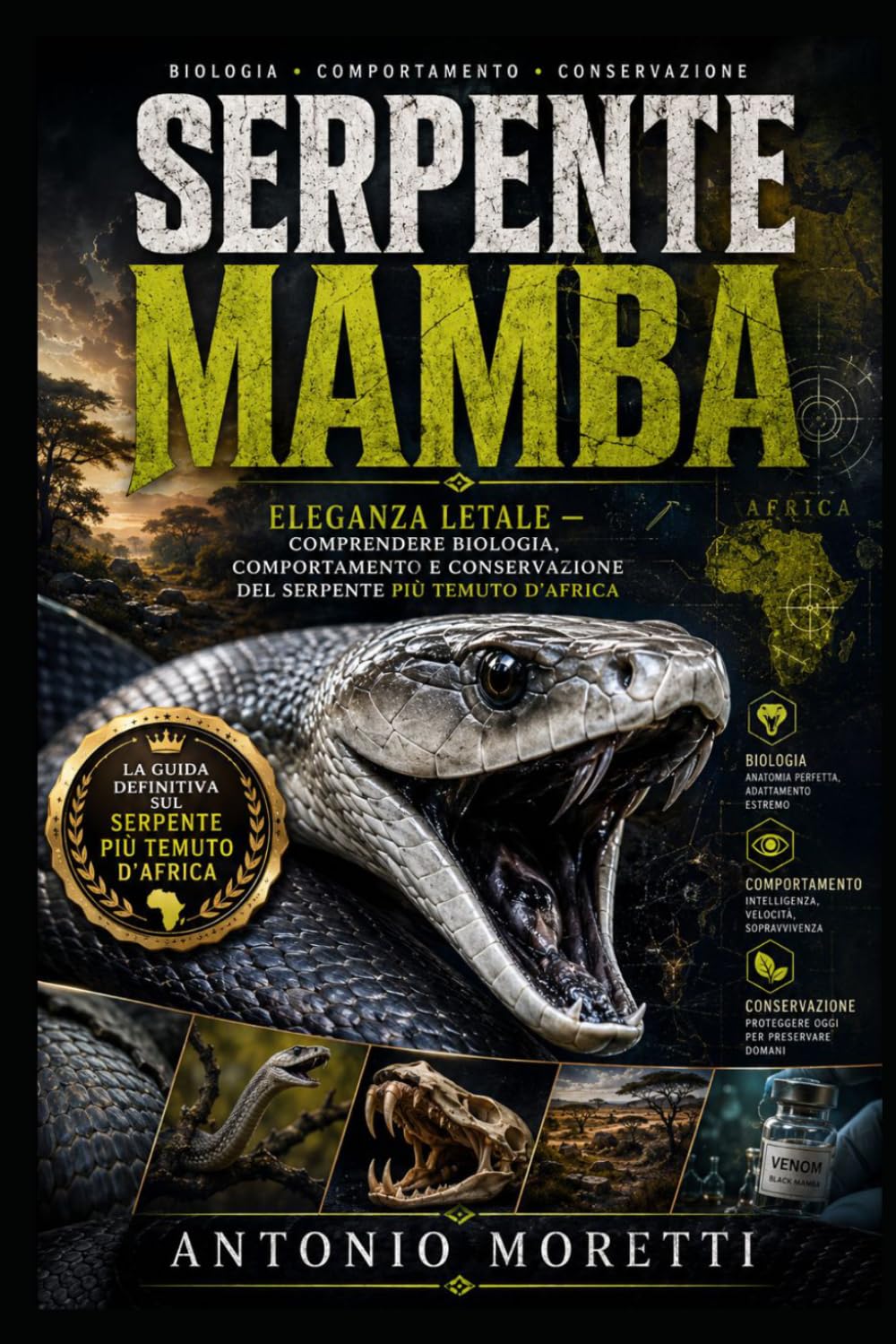 SERPENTE MAMBA: Eleganza letale — comprendere biologia, comportamento e conservazione del serpente più temuto d’Africa