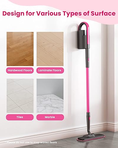 Miniatura 6 de Schenley Paquete de 6 almohadillas de microfibra para limpiador de trapeador de vapor Hestia almohadillas de repuesto lavables y reutilizables