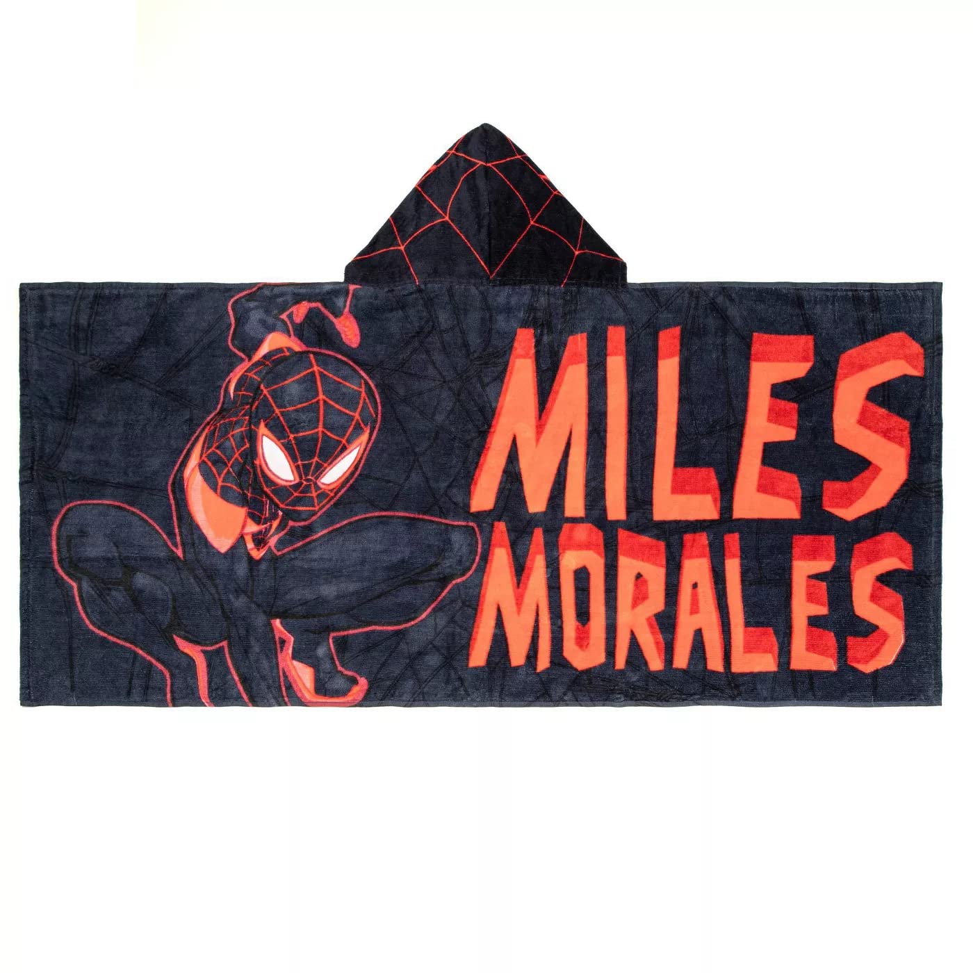 Spiderman Miles Morales - Toalla de baño con capucha