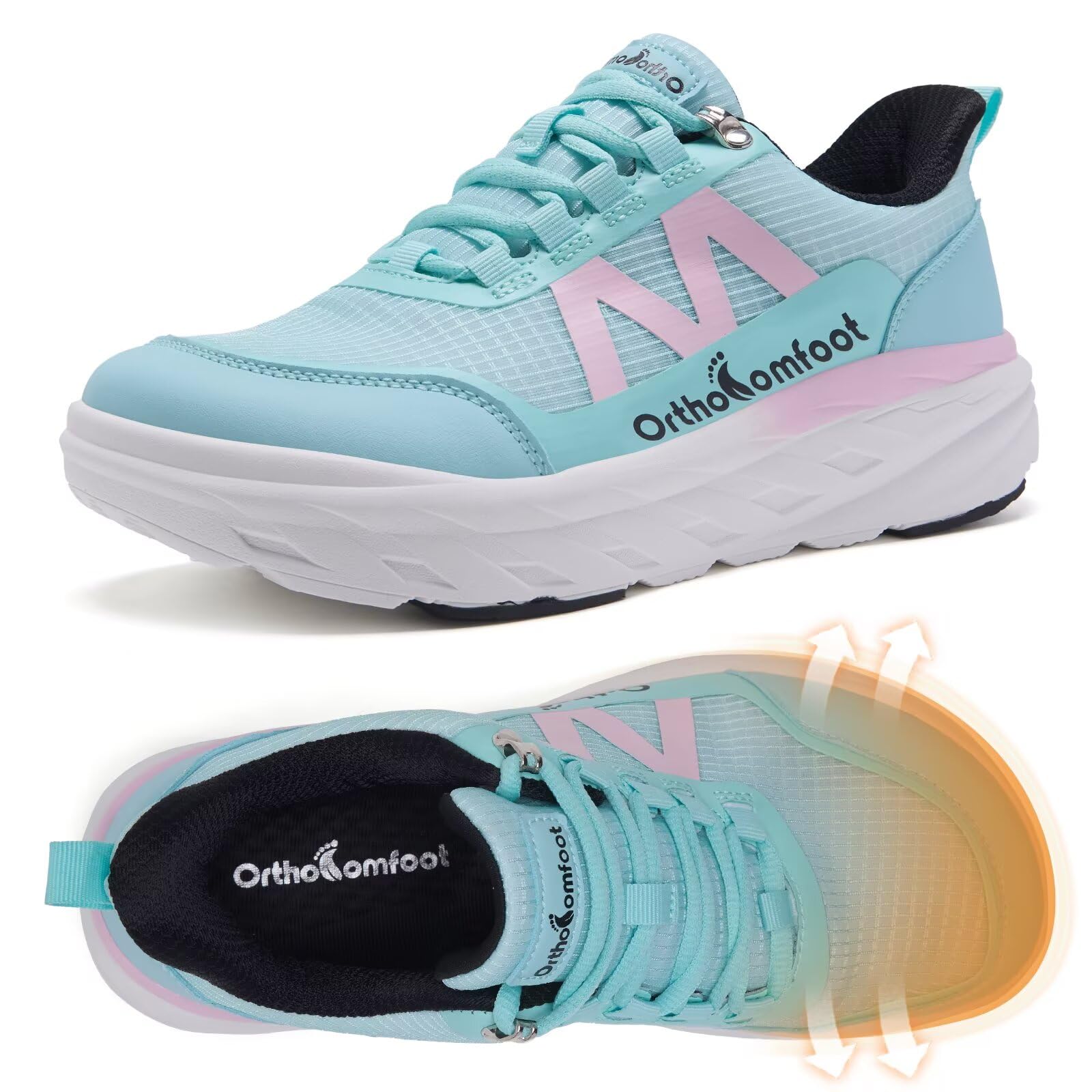 Orthopedic Diabetic Wide Walking Shoes