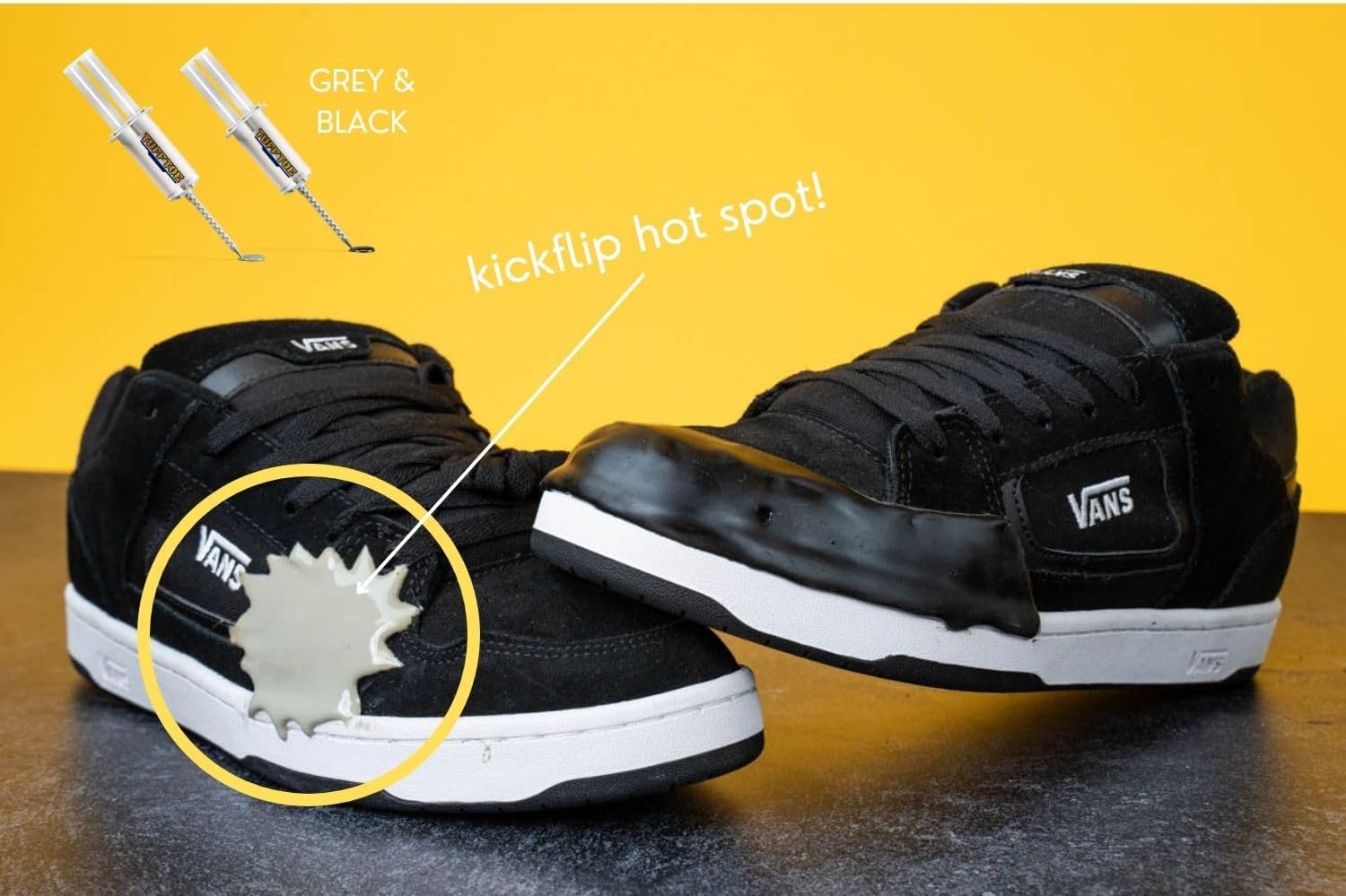 Tuff Toe Skate Shoe Protector Guard Cover Dip | Waterproof Shoe Repair Glue Adhesive