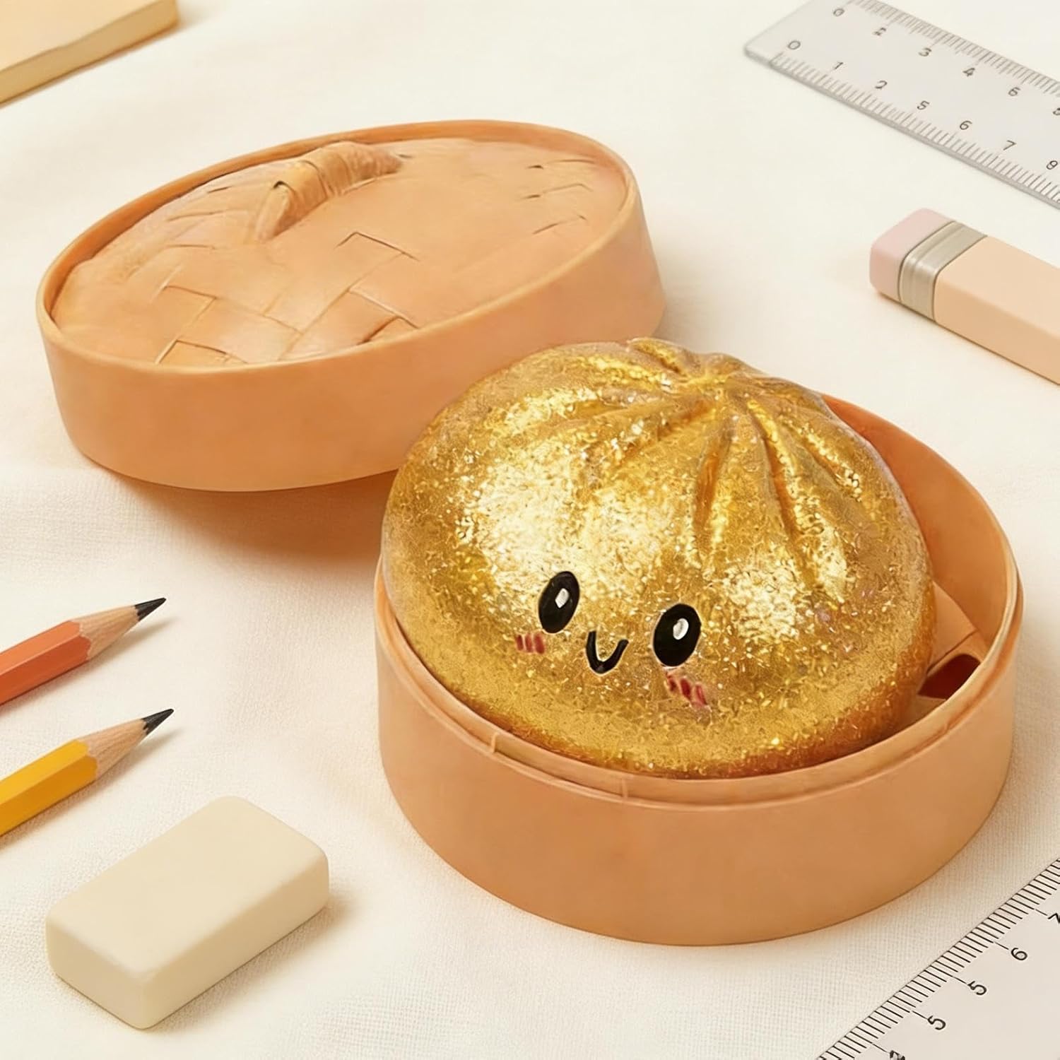 Glitter Dumpling, Glitter Dumpling Squishy1 Box, Anxiety1 Relief Fidget, Soft Squeeze Decompression1 Dough