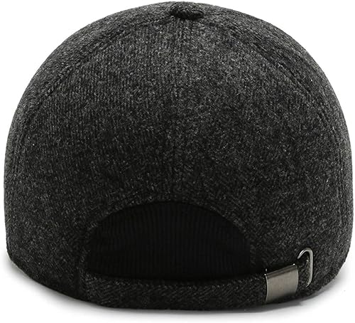 Miniatura 4 de Gorra de béisbol para hombre, gorras de invierno para circunferencia de cabeza 22.0-23.6 in