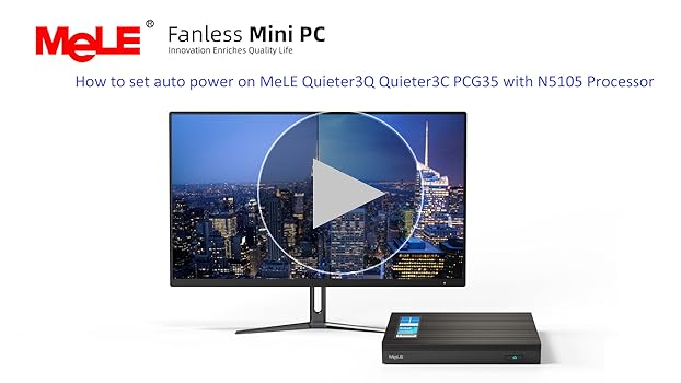 MeLE ファンレス ミニ PC Quieter 3Q 81E N5105 MeLE Quieter 3Q - Fanless Mini PC N5105