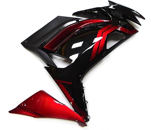 Miniatura 6 de Kit de carenado de inyección rojo y negro para motocicleta Kawasaki Ninja 650 ER-6F 21 22 23 ER6F 2021 2022 2023 Juego de carrocería moldeada de