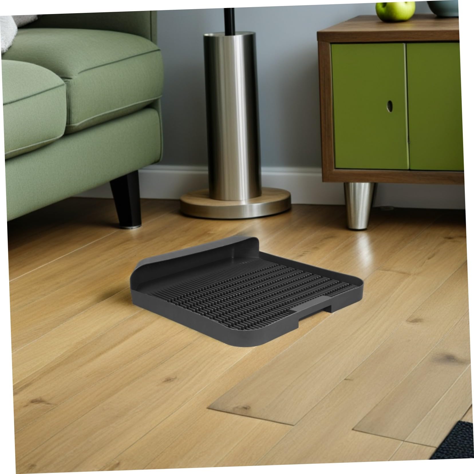 Katze Katzenklo Matte Rutschfest Litter Catcher Matte mit Erhöhten Kanten Leicht Zu Reinigen Für Indoor Katzen Streu Auffang Teppich