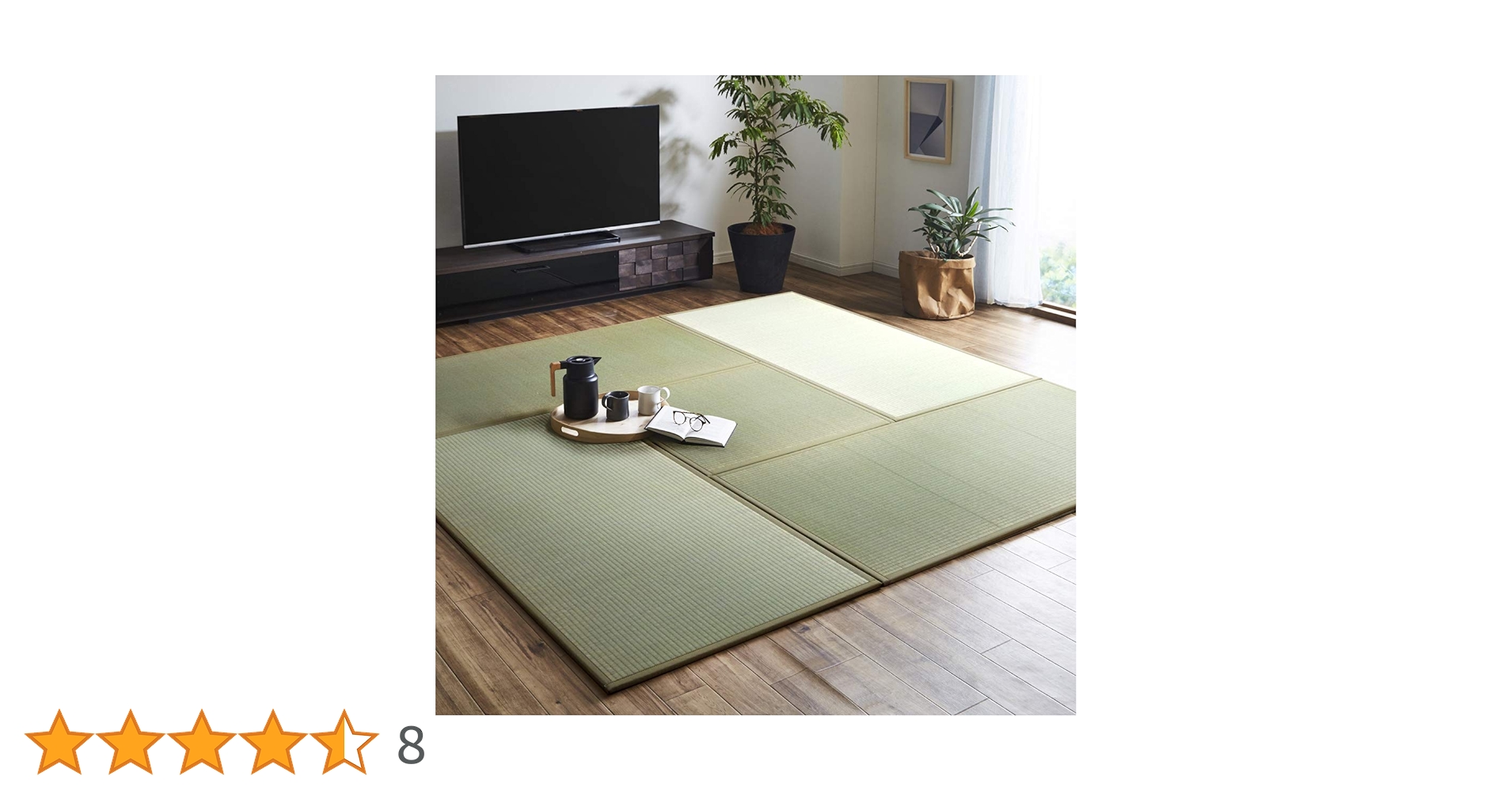 Amazon｜国産 い草 置き畳 ユニット畳「 あぐら 4畳半セット 新