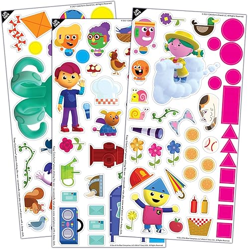 Miniatura 4 de Colorforms  Juego de imágenes  Charlie's City  El clásico juguete de imagen que se pega como magia  para mayores de 3 años, con 106 formas de