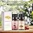 Sedbuwza Rose Sandalwood Essential Oil Set, Rose Fragrance Oil Sandalwood Scent Oil Set for Diffuser, Aromatherapy, Massage, Soap, Candle Making 2 x 10 ml