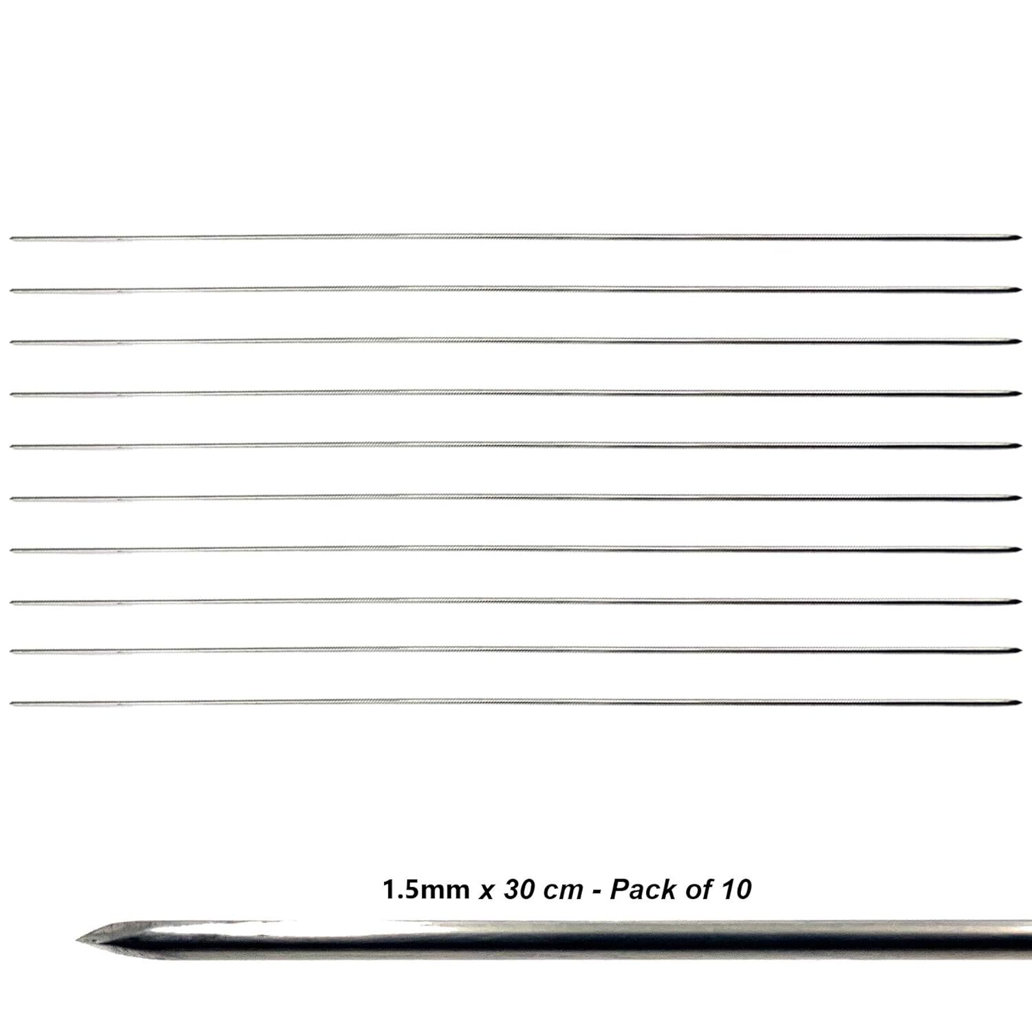 Kirschner K-Wire Pointed Ends 1.5 mm x 30 cm - 10 pcs