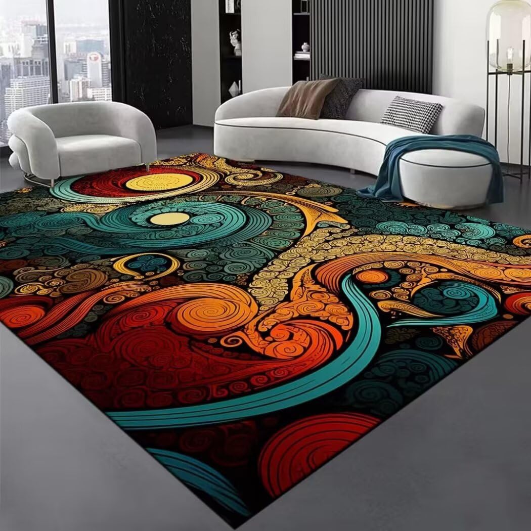 Tapis d'éveil bébé garçon résistant aux taches moquette chambre 3x4m