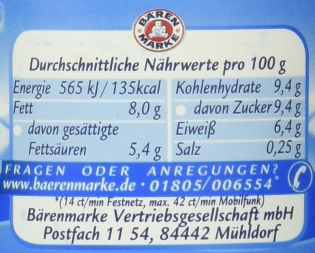 Bärenmarke Genuss- voller Kaffeetraum 8, 12er Pack (12 x 340 g)