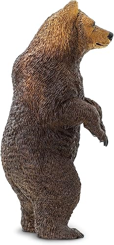 Miniatura 5 de Safari Ltd. Figura de oso Grizzly – Figura de modelo realista de 4.2 pulgadas pintada a mano, divertido juguete educativo para niños, niñas y niños