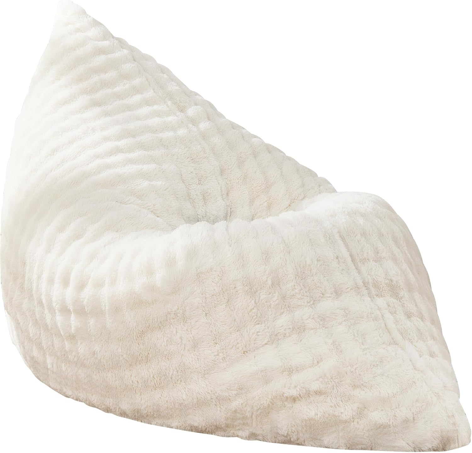 Hobestluk 3 in 1 Bean Bag Chair Giant Bean Bag Chairs for Adults with Bubble Cover Convertible Bean Bag Floor Cushion with Machine Washable Cover for Living Room (Bubble White) - Image 9