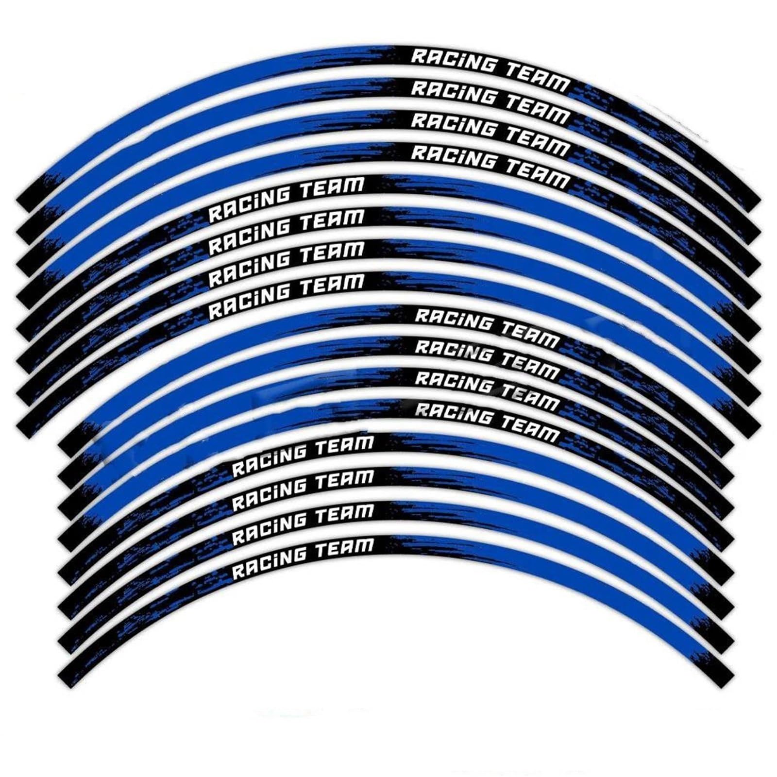 Motorbike Rim Stripe Sticker for WR250R WR250F WR450F WR 250R 250F 450F Motorcycle Wheel Sticker Reflective Rim Stripe Decals 21"/18"(Front21 Rear18 A)