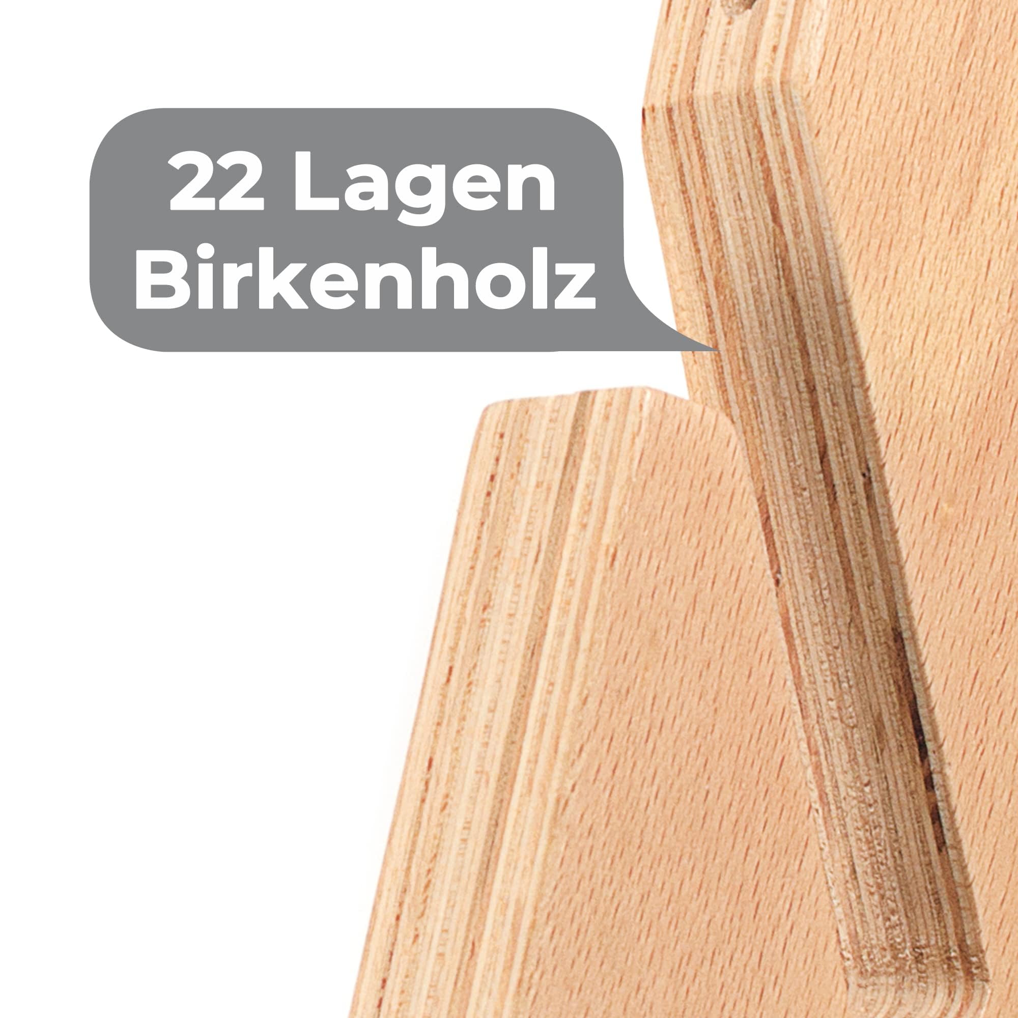 JUCKER HAWAII Wandhalterungen für Skateboard, Longboard, Balanceboard, Snowboard, Wakeboard | Halterung für die Wand aus Holz in verschiedenen Designs