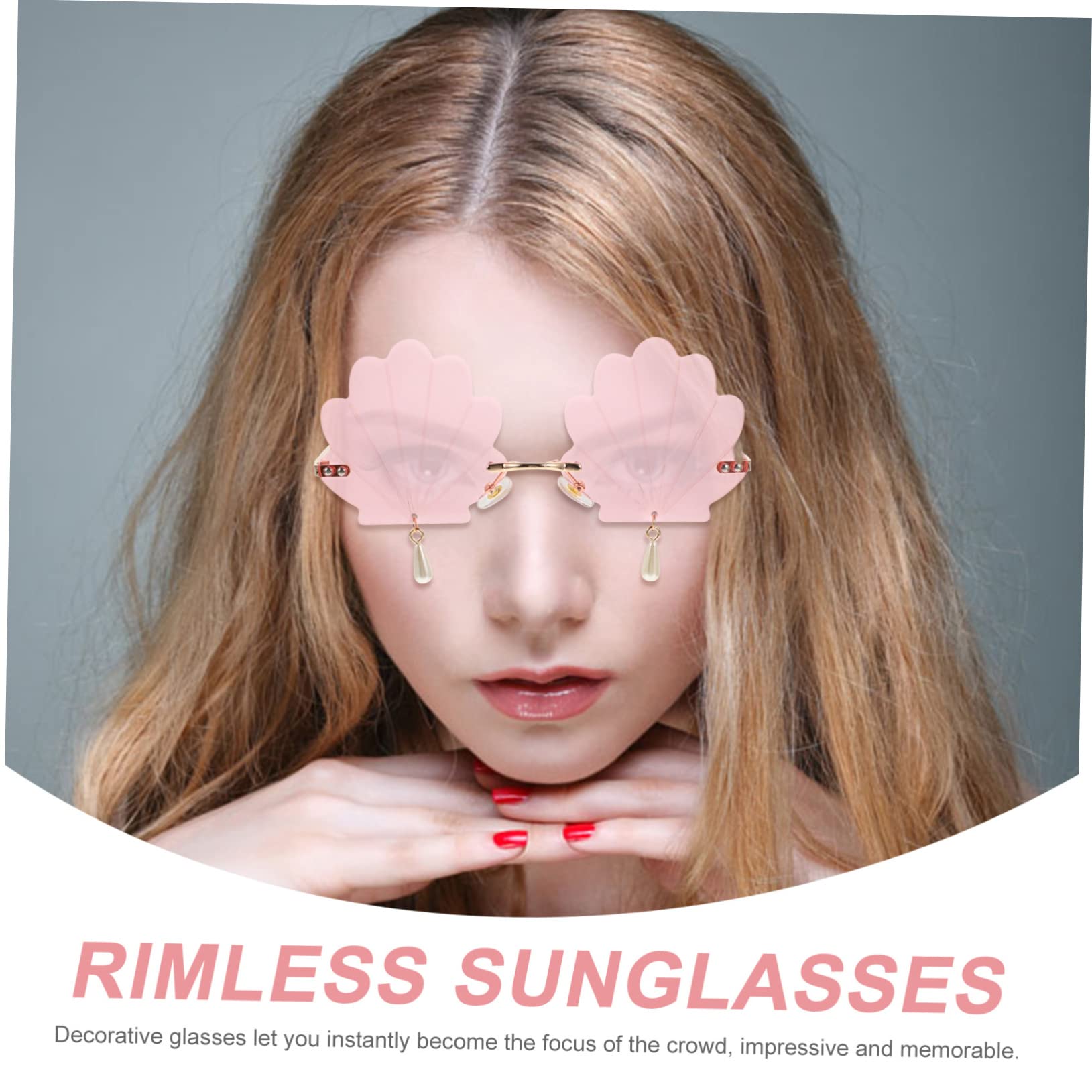 VALICLUD Occhiali da sole novità occhiali hawaiani divertenti bicchieri retrò bicchieri vintage sunglasses da festa per bambini senza montatura PC
