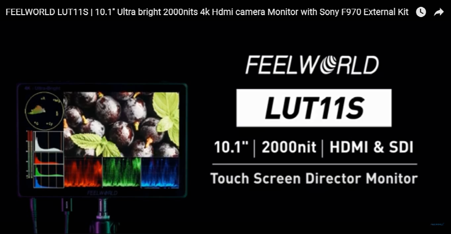 FEELWORLD LUT11S 10.1インチモニター Amazon.com : FEELWORLD LUT11 10.1 Inch Video Monitor,Ultra