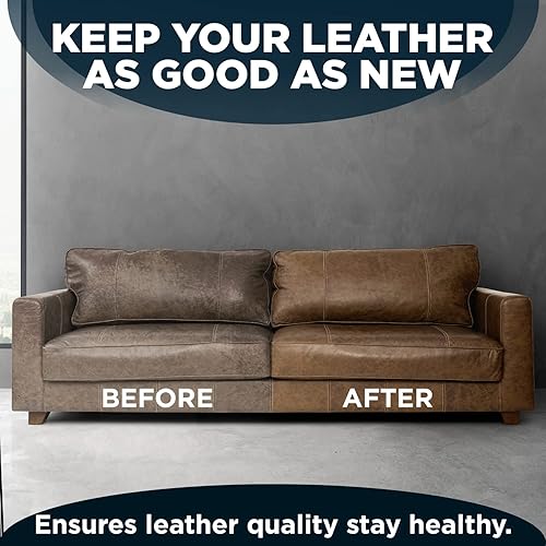 Miniatura 5 de El aceite original de visón de cuero, restaurador de color para cuero, removedor de arañazos para cuero, reparación de arañazos para sofá de cuero,