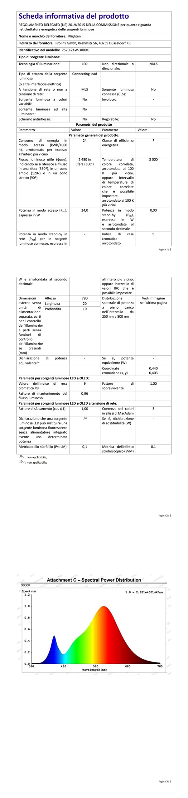Lampada LED Da Specchio SEBSON 90cm Per Bagno - IP44, 4000K Bianco Neutro, 15W, Montaggio Universale - Foto 4