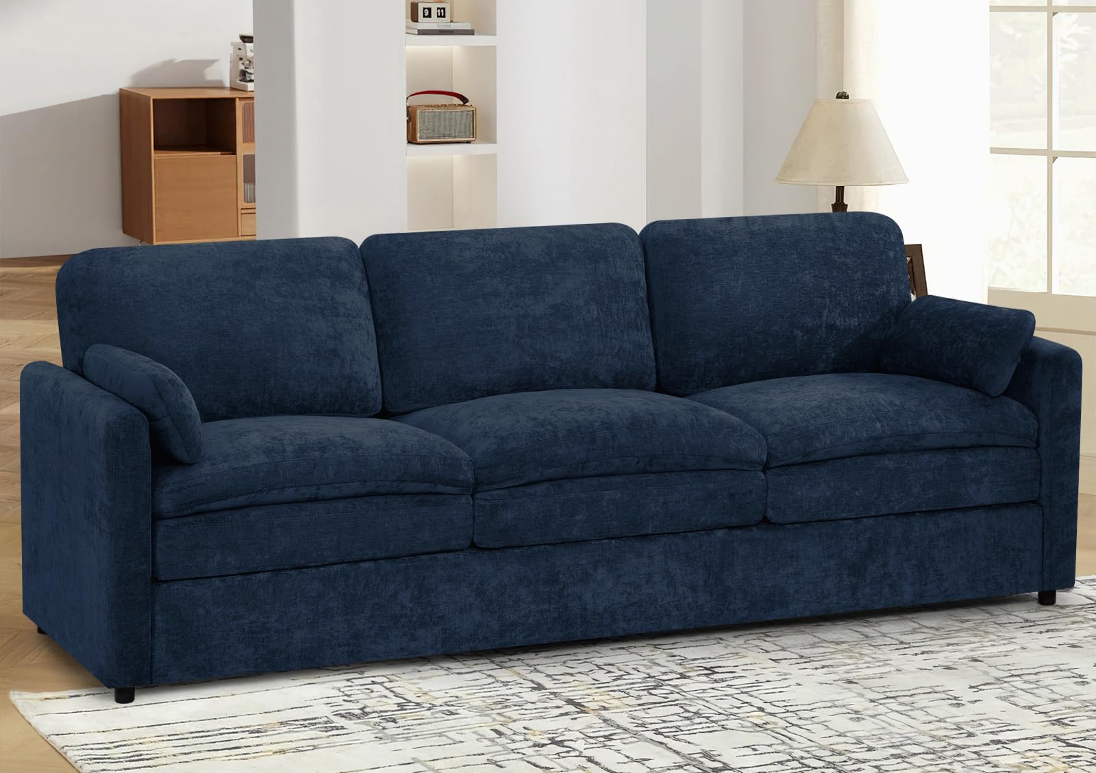 Lesofair 89 Chenille Modern Sofa
