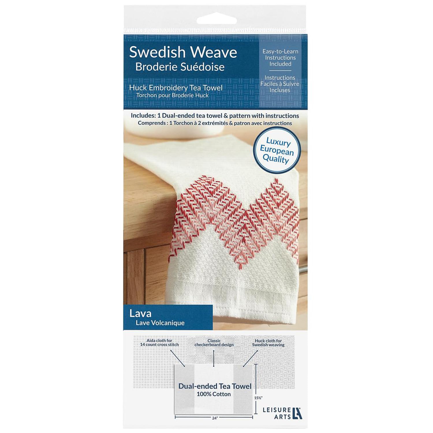 Amazon.com: Swedish Weave Towel Kit, Lava Red, Traditional