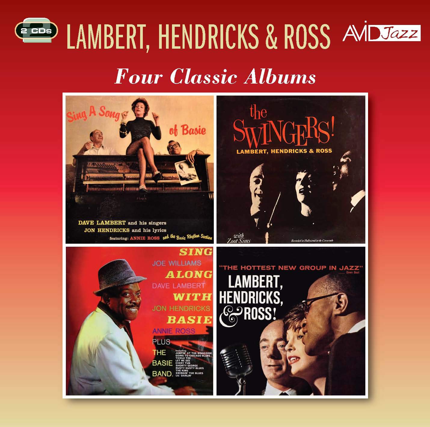 Lambert / Hendricks Four Classic Albums CD New 5022810332022
