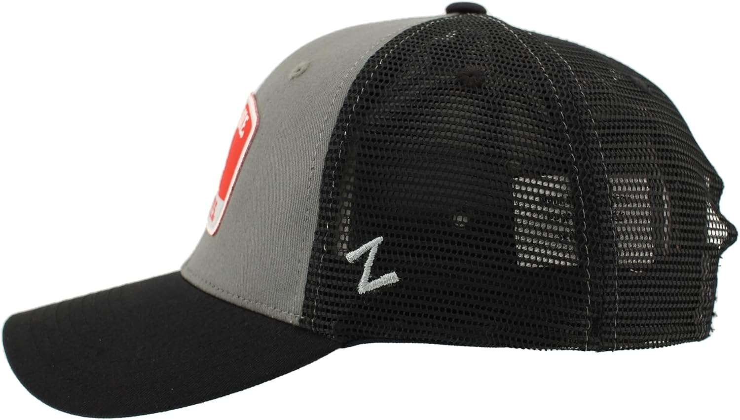 Ohio State Buckeyes NCAA Officially Licensed Snapback Hat Big Rig Patch Black Gray Switchback - Image 3