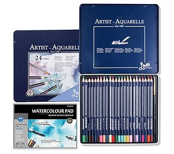 Amazon | Roseelf色鉛筆 水彩セット 水溶性 (12色/24色/36色/48色/72色