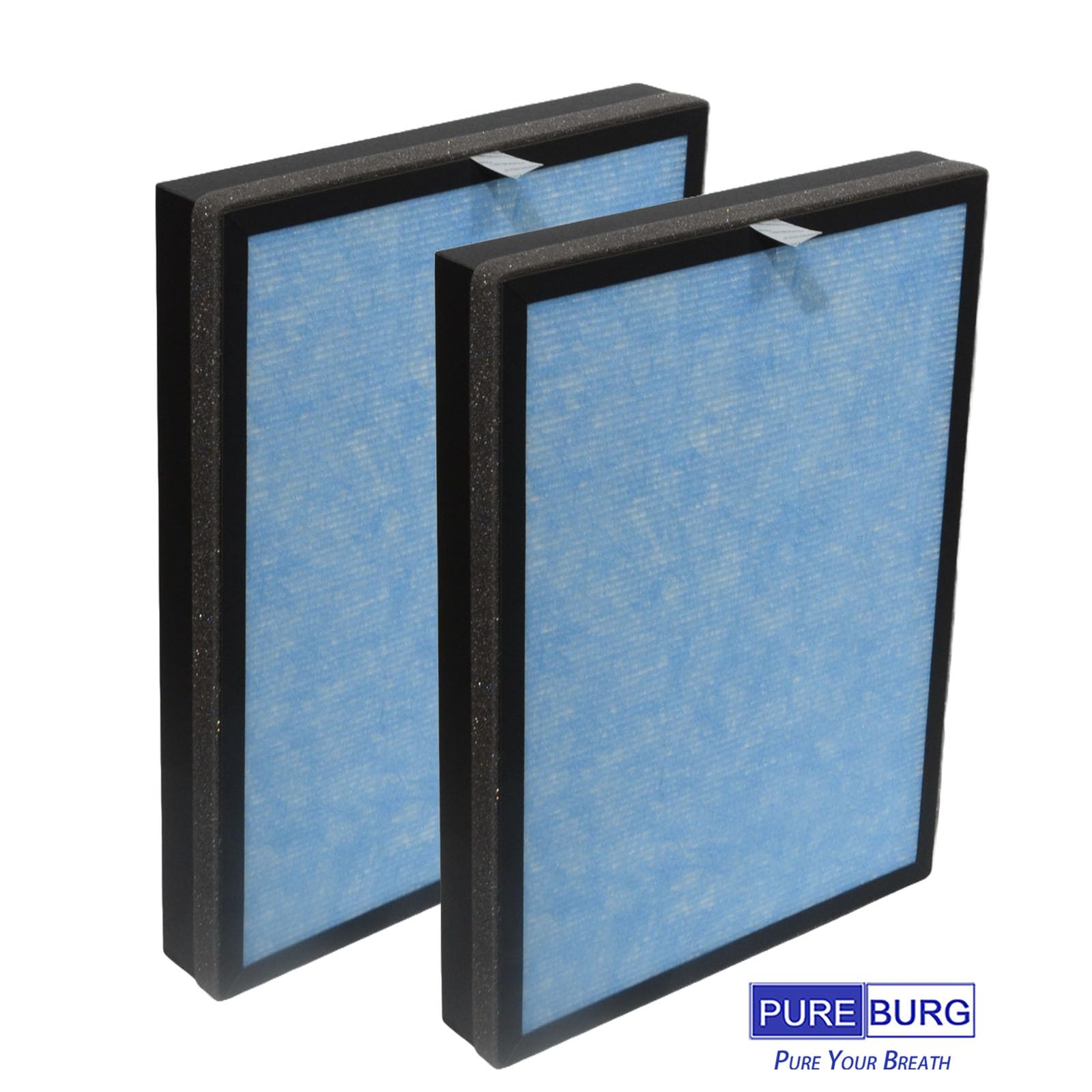 PUREBURG Filtro de repuesto compatible con purificador de aire Airthereal Pure Morning APH230C, paquete de 2 unidades de carbón activo H13 HEPA filtración de 3 etapas