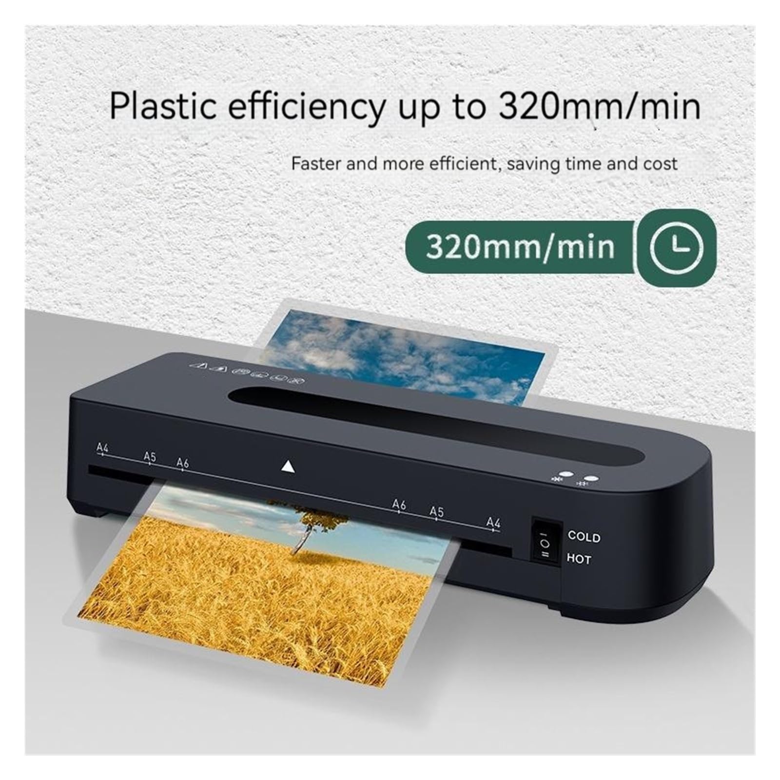 Macchina for imballaggio in plastica portatile A4 Macchina for incollaggio domestico Macchina for laminazione fotografica Macchina for laminazione fotografica Per ufficio, scuola