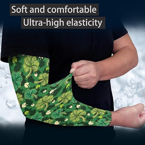 Vista 88 de CLOHOMIN Mangas de brazo para hombres y mujeres elásticas para cubrir tatuajes, manga deportiva refrescante para correr, ciclismo, baloncesto, fútbol