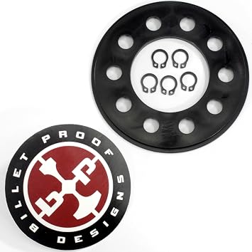 Adjustable Clutch Hub Spring Retainer Upgrade Kit for 1941-Early1984 Harley Knucklehead, Panhead, Shovelhead Big Twin w/10-Spring Clutch & 5 Long Adjustment Studs Eliminates Lunging/Grabby Clutch