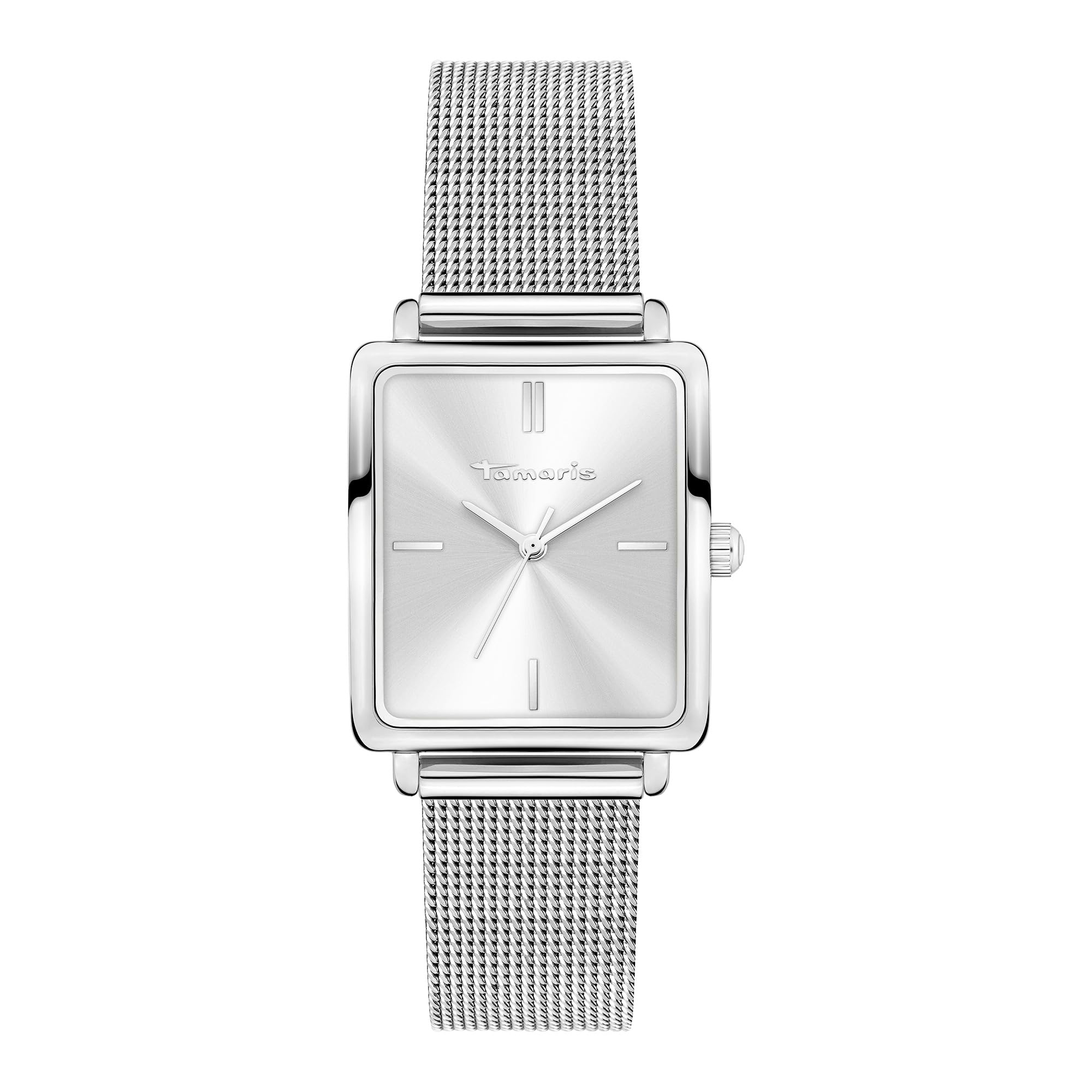 Tamaris TT-0183-MQ Women's Analogue Quartz Watch with Stainless Steel Strap, Silver