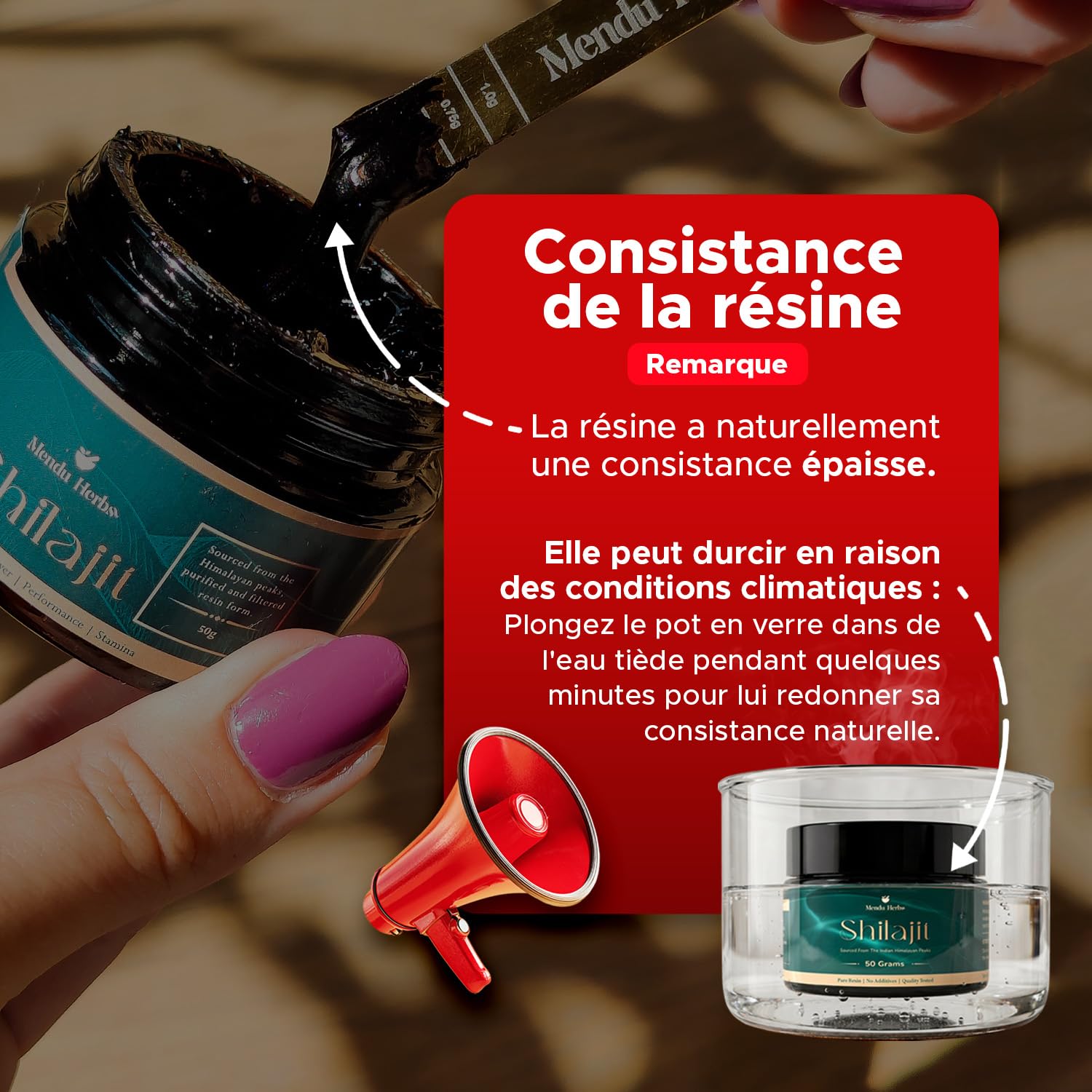 Shilajit Pur Résine 50 g | Shilajit Original Himalaya 100% Naturel | Approvisionnement 3 Mois+ | Riche en Acide Fulvique, +85 Oligo-éléments | Testé en Laboratoire | Végétalien
