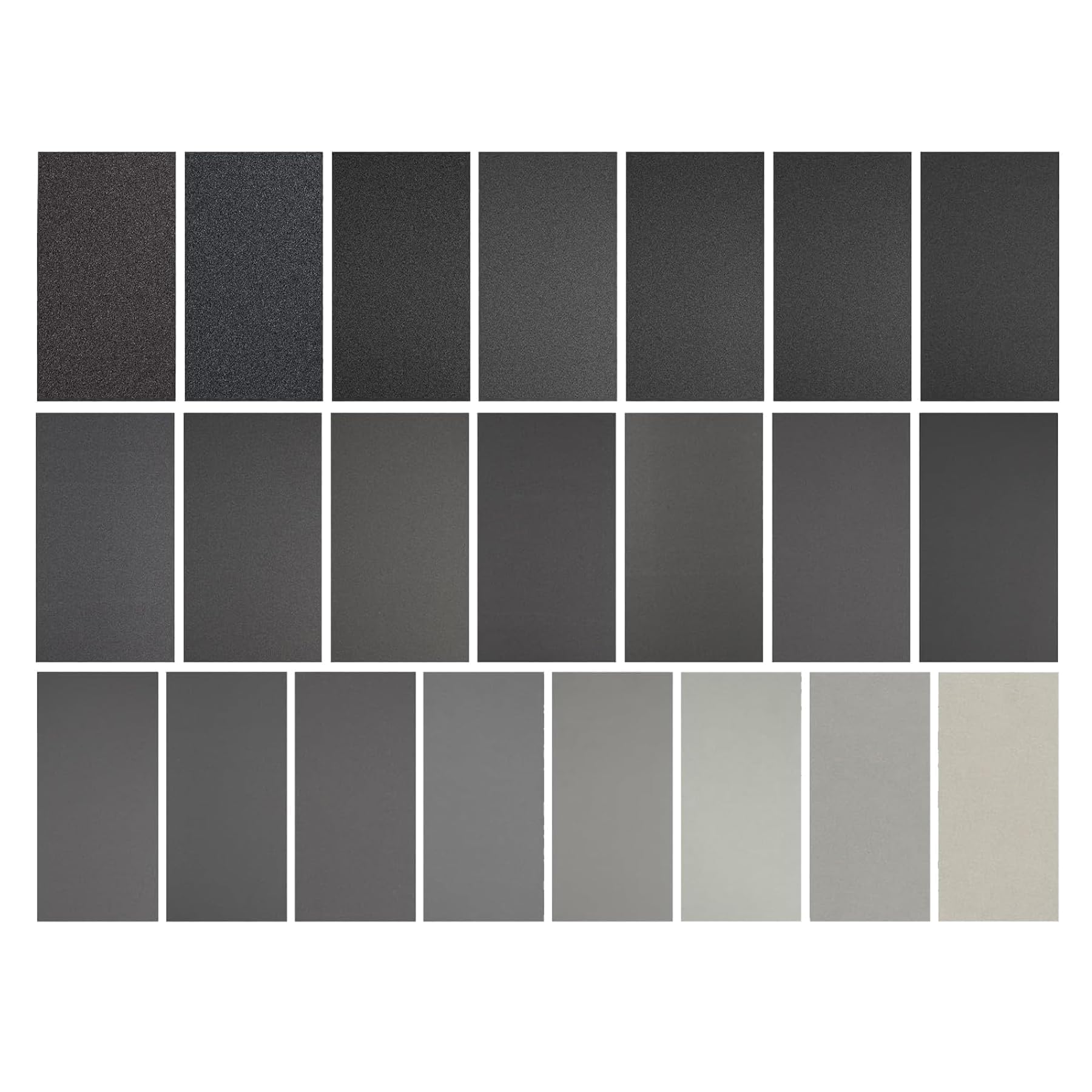 Alriedy Sandpaper Set including 22 Pieces in Grits from 80 to 5000 Wet and Dry Sandpaper for Wood Metal