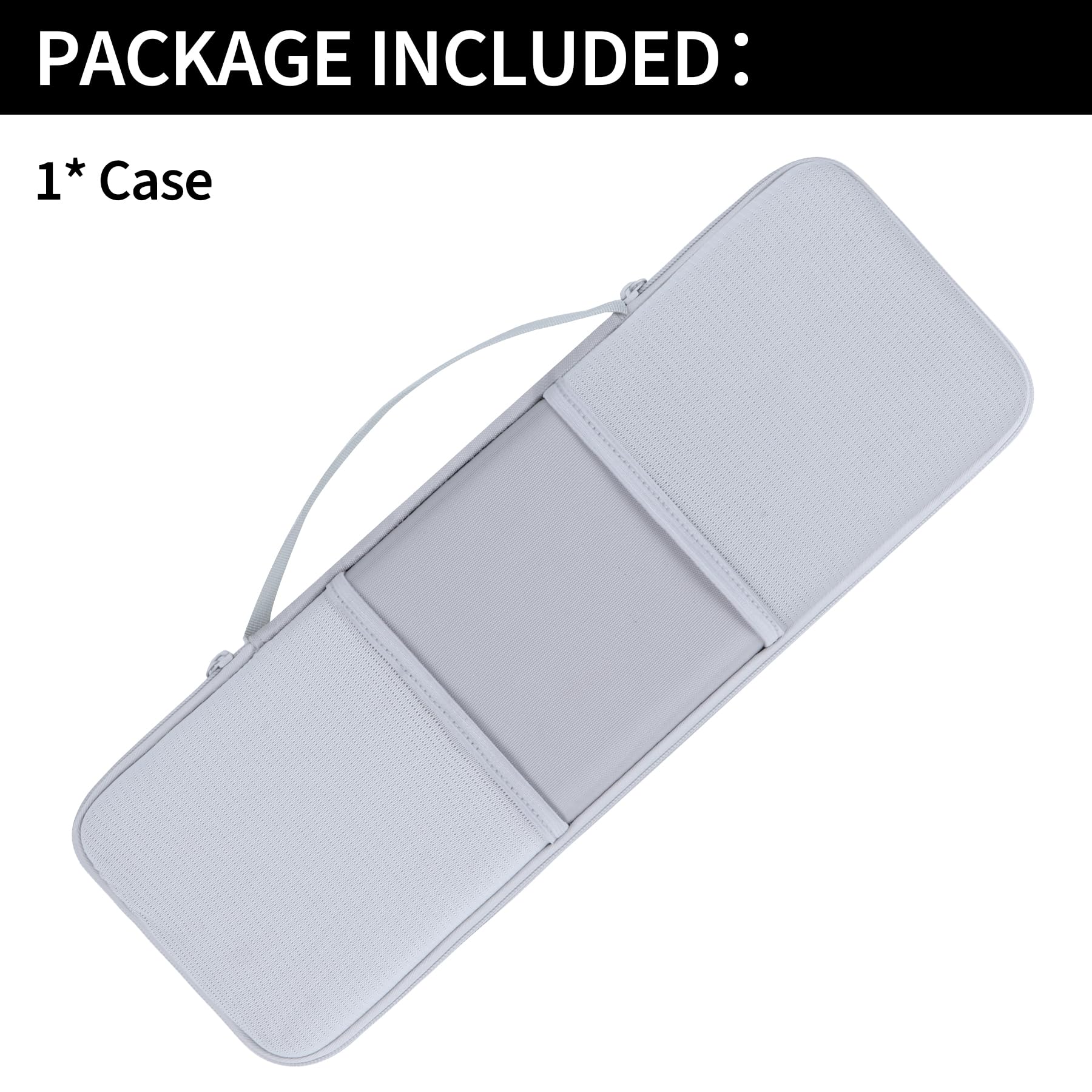 Étui pour Apple Magic Keyboard avec pavé numérique | Coque EVA Rigide, Anti-Chocs & Rayures, Multi-Usages, Compartiments Séparés, Sac Transport Clavier Pavé Numérique