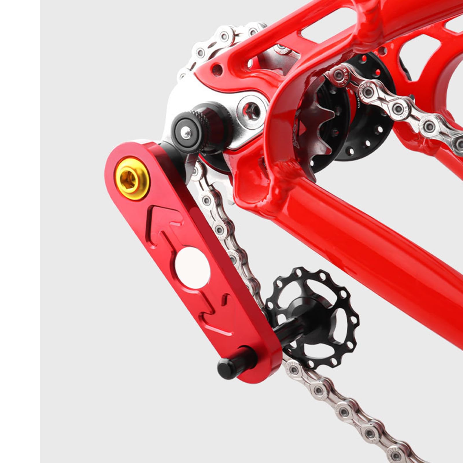 De Piñon Libre Bicicleta Fixie Roja Piñón De Rueda Libre 16T Para