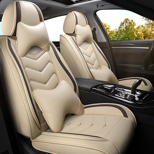 Fundas de asiento de automóvil para Nissan Altima 2001-2026, funda de asiento de automóvil de piel de napa premium, elegantes fundas de asiento