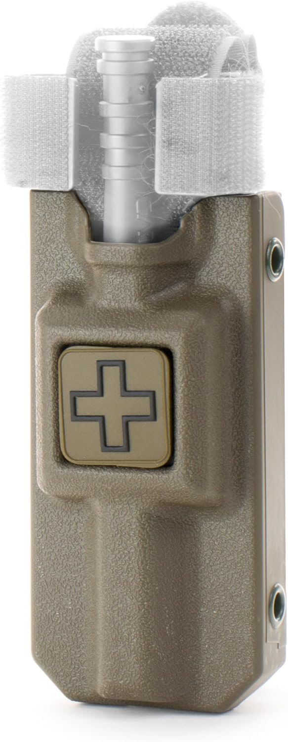 Eleven 10 Rigid TQ Case for C-A-T Tourniquet | Black Holster Attachment for Safari Holsters