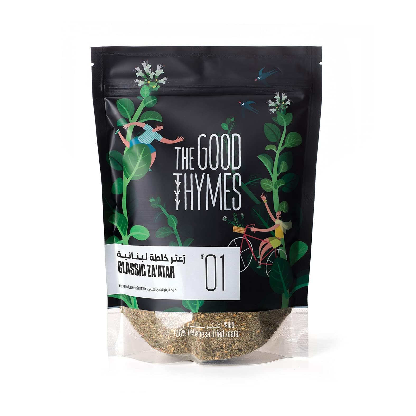 The Good Thymes Classic Zaatar Mix - No. 01 Thyme 350g,Lebanon