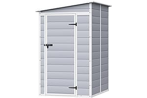 Homall Outdoor Garden Storage Shed Resin 5 x 4 FT