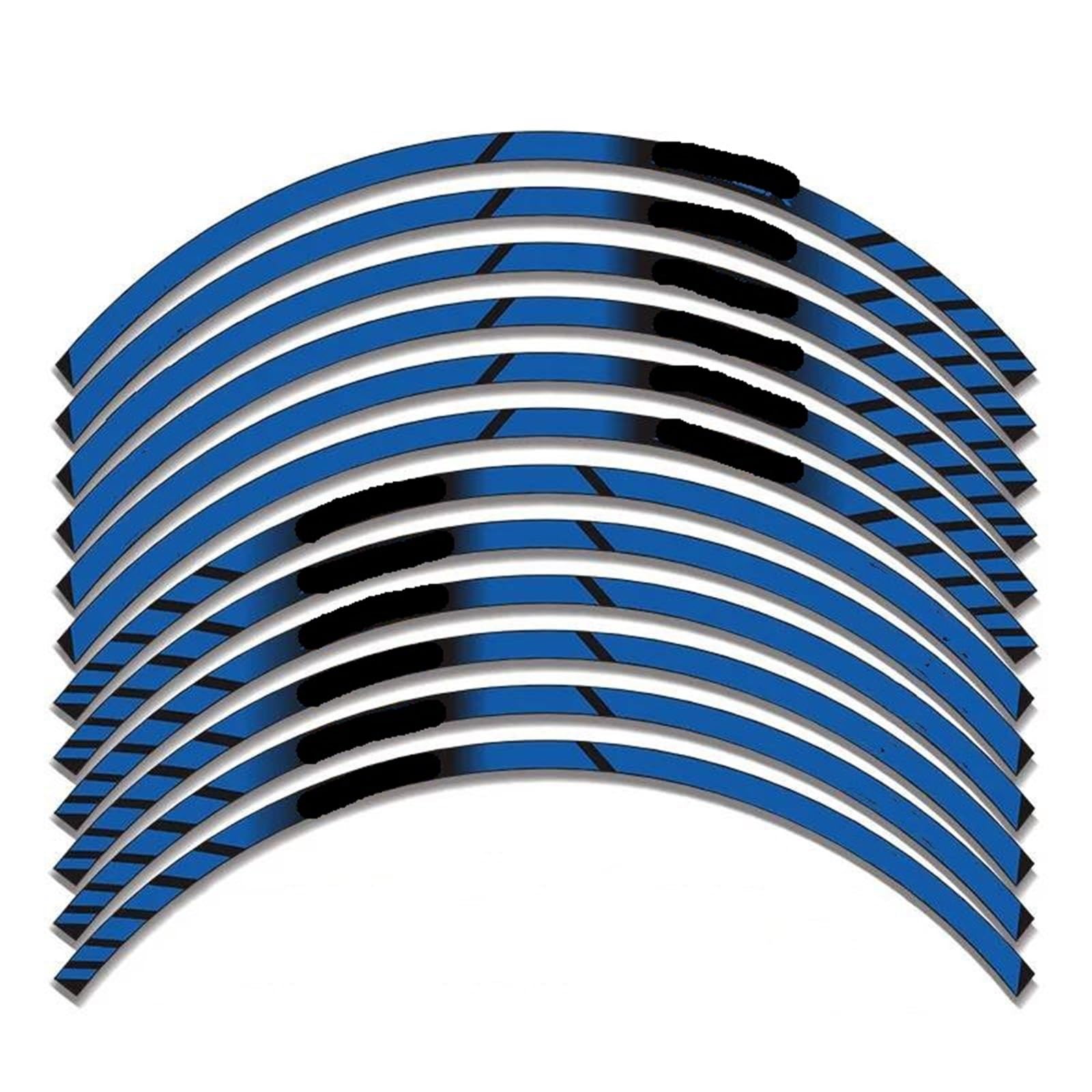 Motorcycle Rim Stickers for Kawasaki ZX-10R ZX10R Cool Reflective Stickers Waterproof for Motorcycle Wheels(001)