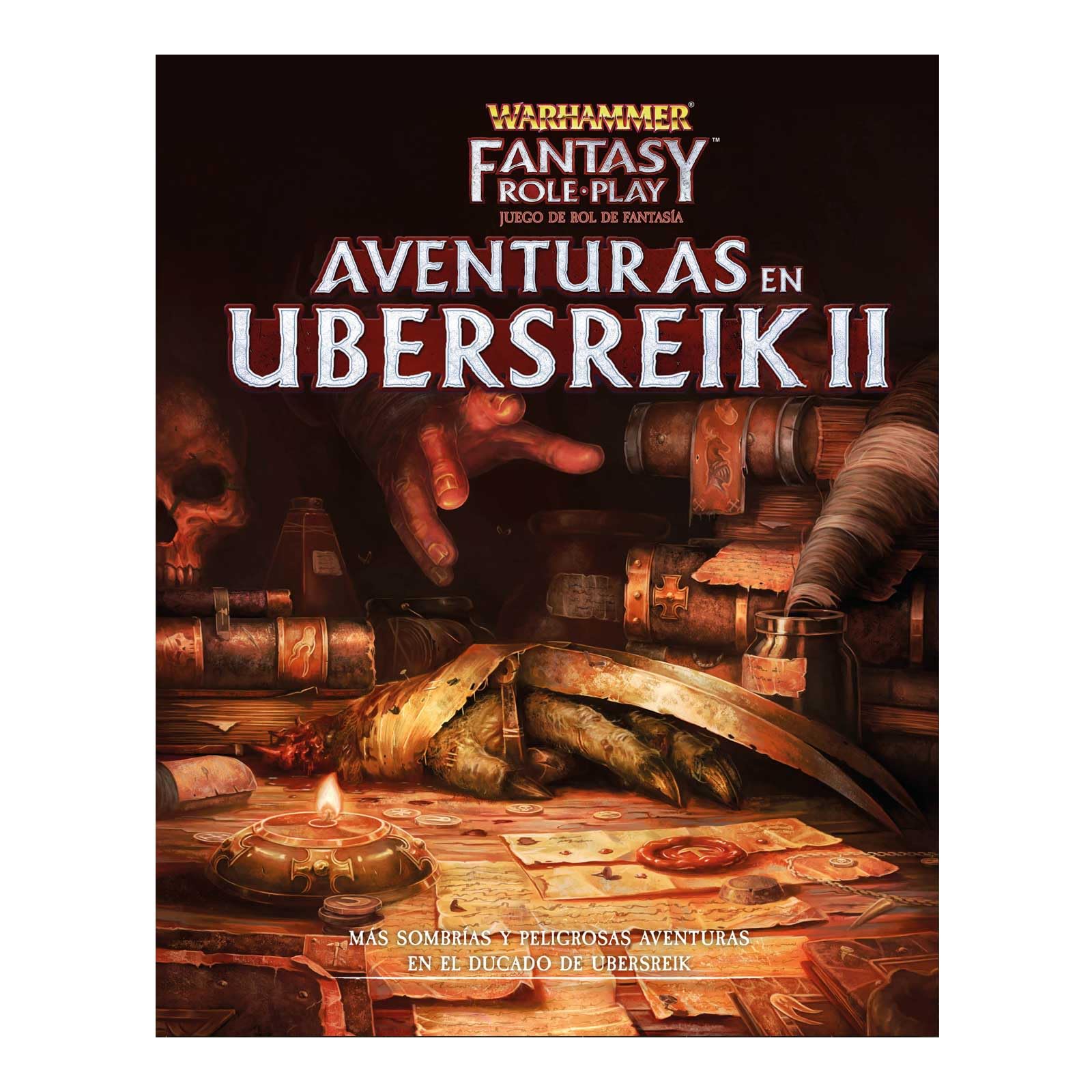 Devir - Warhammer: Aventuras en Ubersreik II – Juego de Rol de Fantasía Épica, Campaña de Aventuras, Mazmorras y Estrategia en el Imperio (WFAVUBER2)
